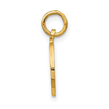 14K Gelbgold Abschluss Charm