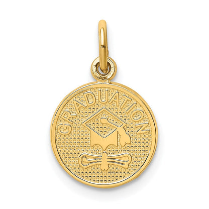 14K Gelbgold Abschluss Charm