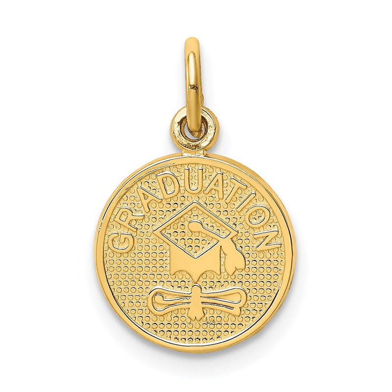 14K Gelbgold Abschluss Charm