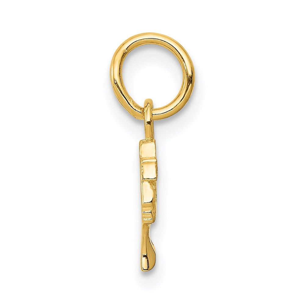 14K Gelbgold Nefertiti Charm