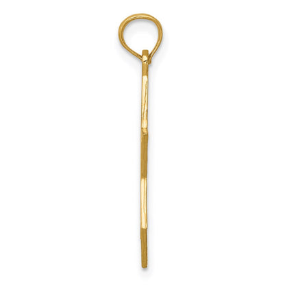 14K Gelbgold Stern Of David Anhänger