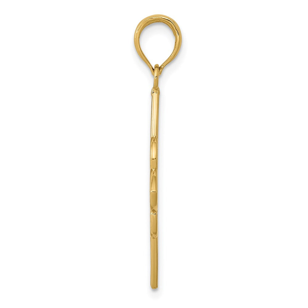 14K Gelbgold Keltisch Knoten Anhänger