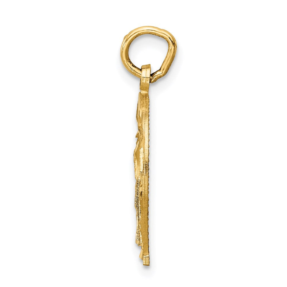 14K Gelbgold Hufeisen Charm