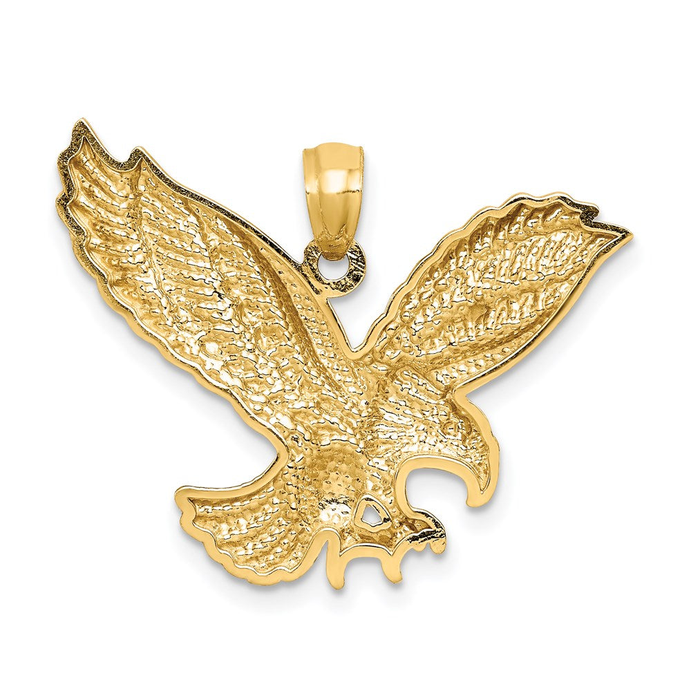 14K Gelbgold Anhänger "Adler", diamantiert