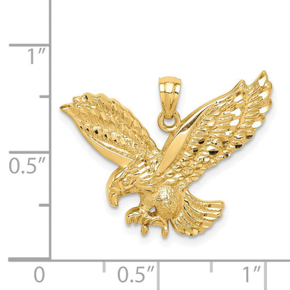 14K Gelbgold Anhänger "Adler", diamantiert