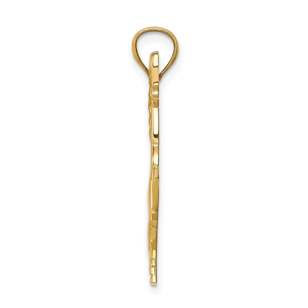 14K Gelbgold Pferd-Anhänger