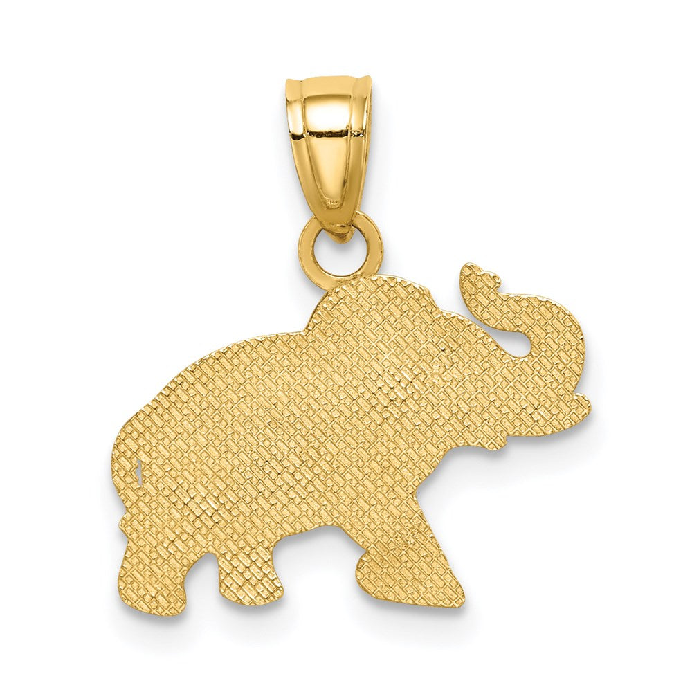 14K Gelbgold Elefant Anhänger