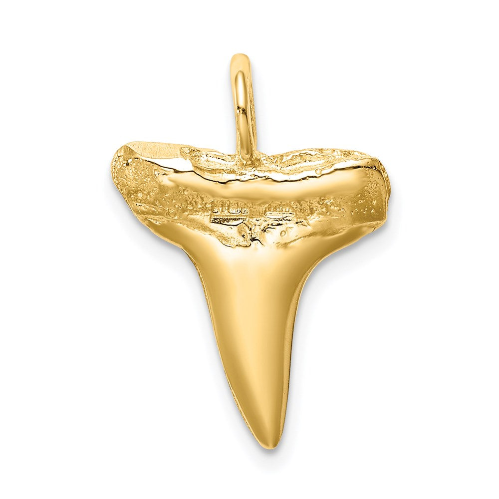 14K Gelbgold Haifischzahn-Anhänger
