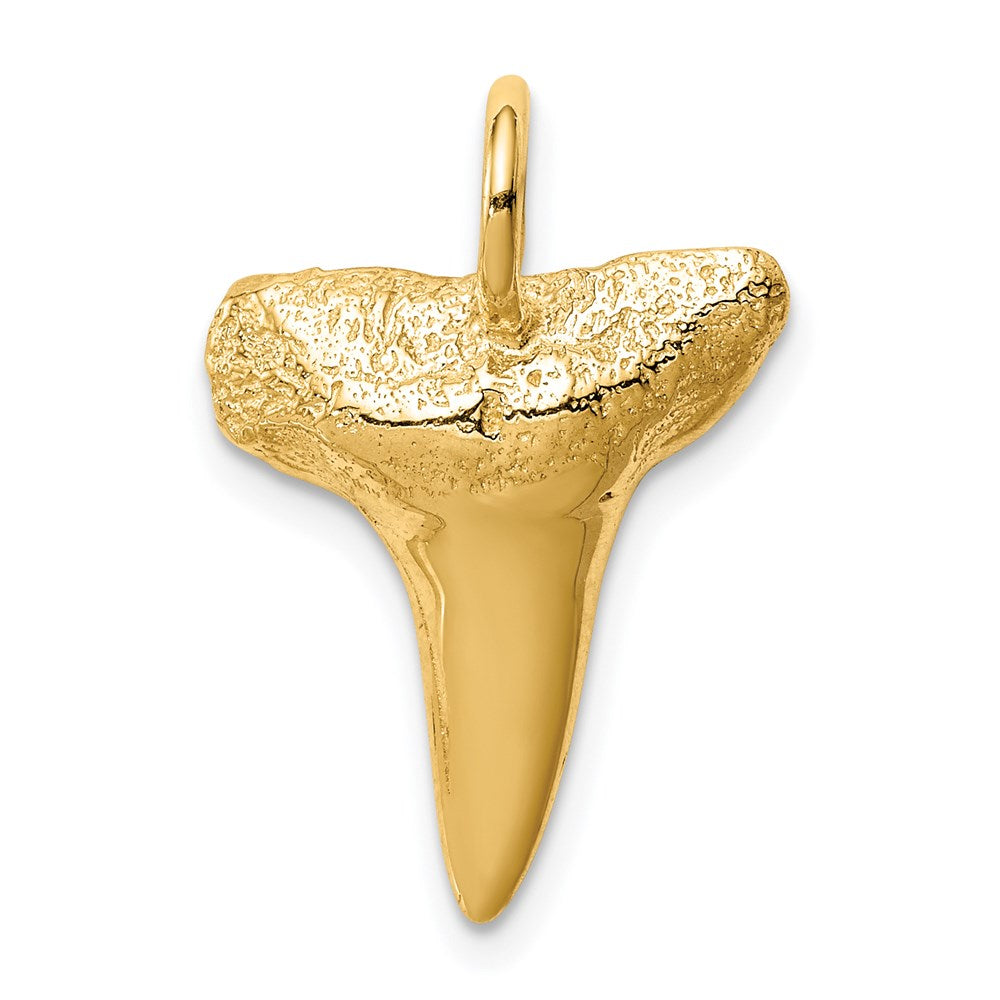 14K Gelbgold Haifischzahn-Anhänger