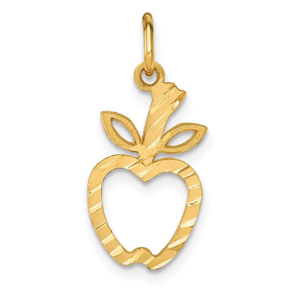 14K Gelbgold Apple Charm