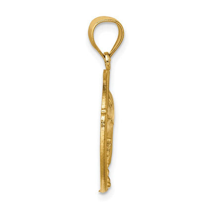 14K Gelbgold Framed Diamantiert Marlin