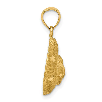 14K Gelbgold Muschel-Anhänger