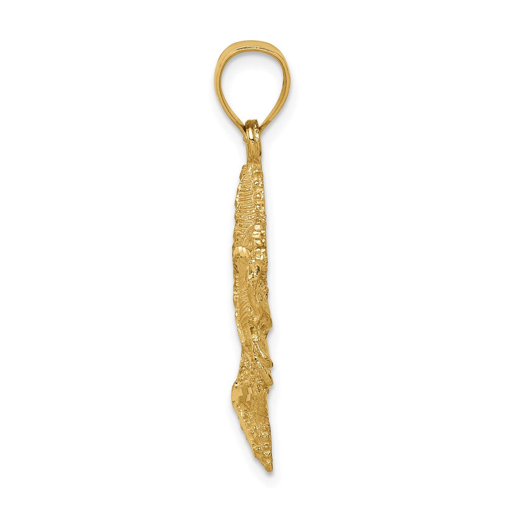 14K Gelbgold Seestern-Anhänger