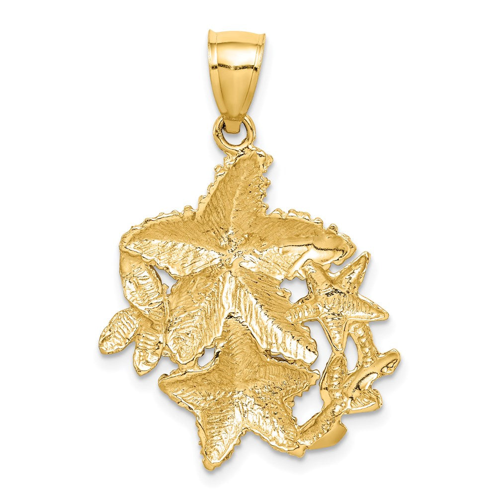 14K Gelbgold Seestern-Anhänger