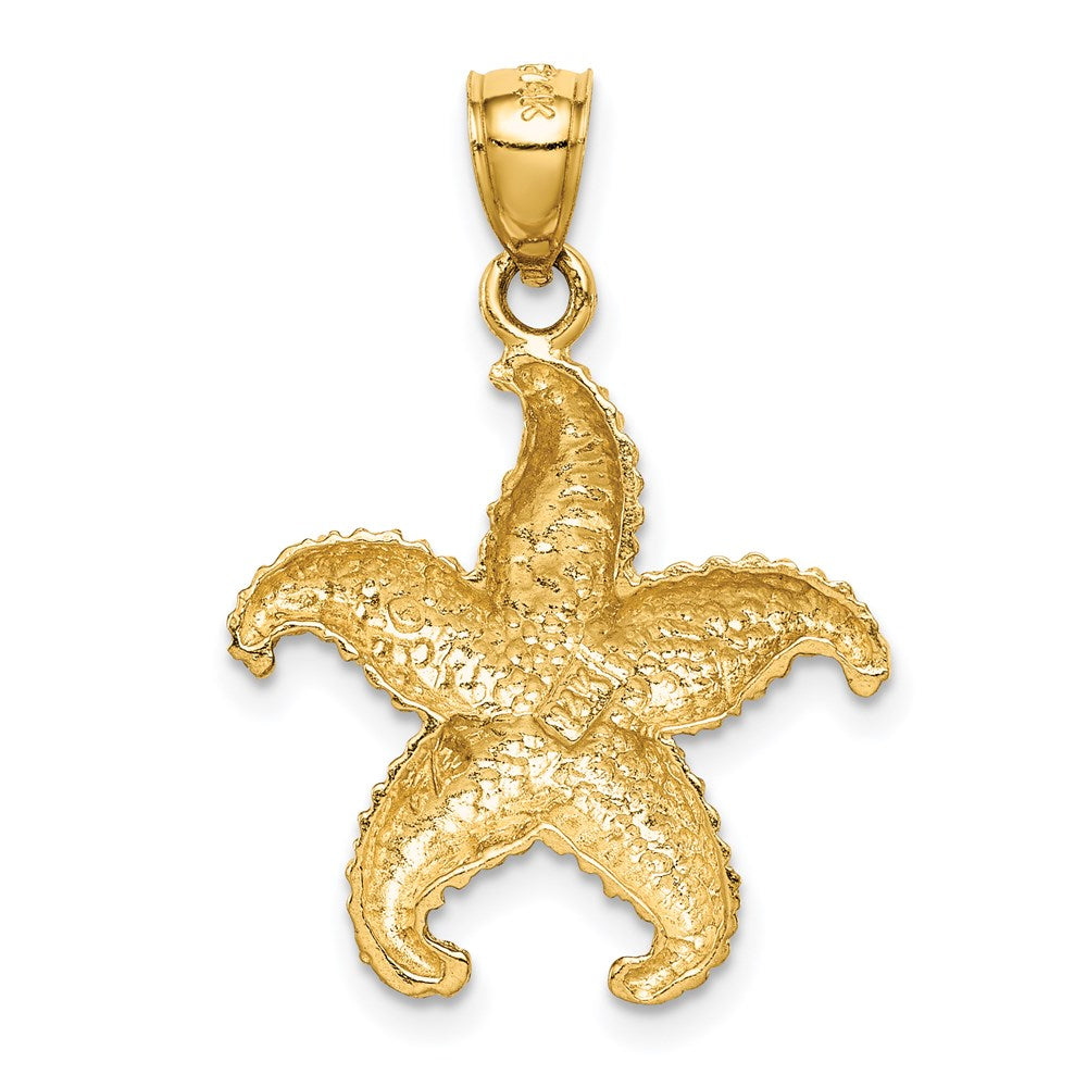 14K Gelbgold Seestern-Anhänger