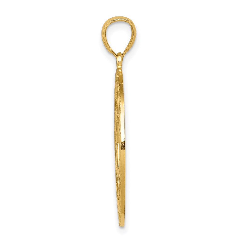 14K Gelbgold Davidstern-Anhänger
