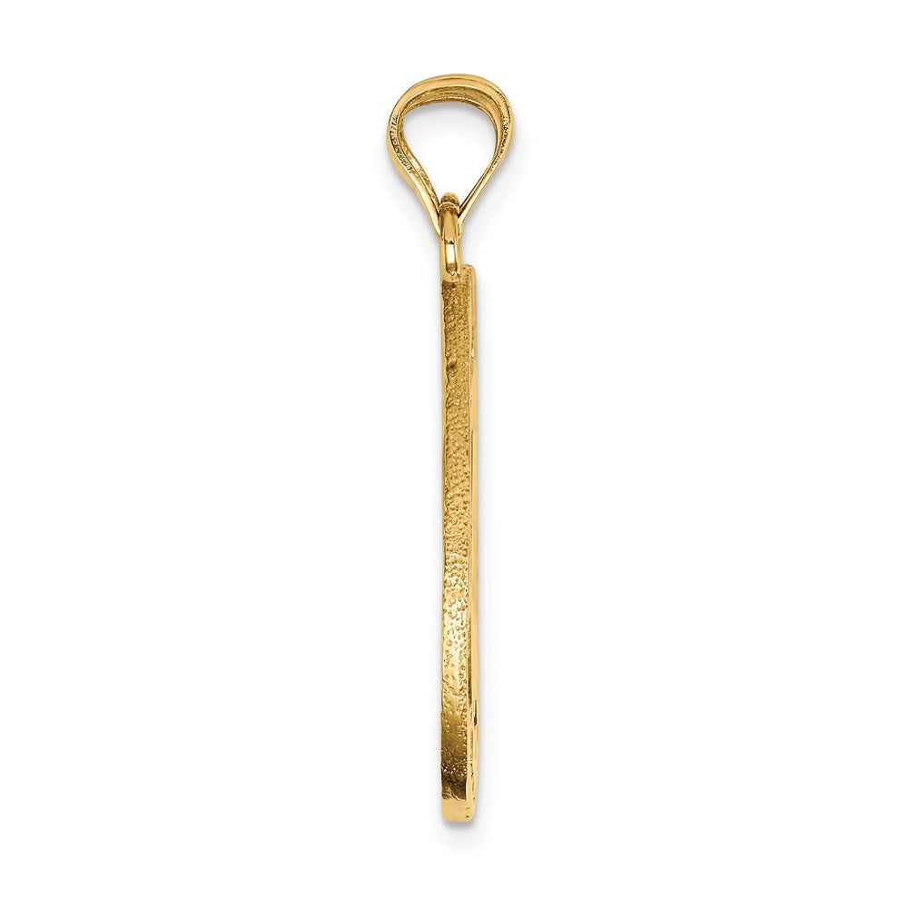 14k Gelbgold teilbarer Mizpah-Anhänger