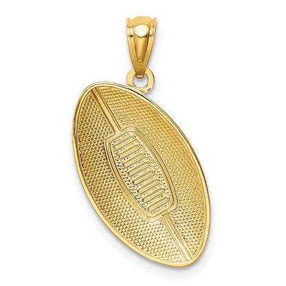 14K Gelbgold Football Anhänger