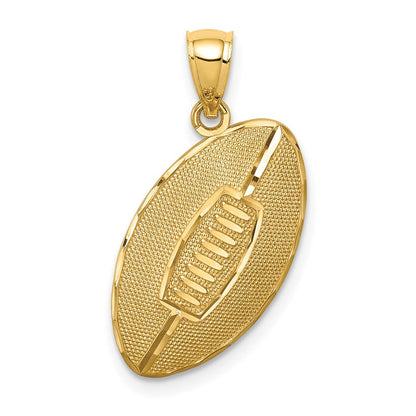 14K Gelbgold Football Anhänger