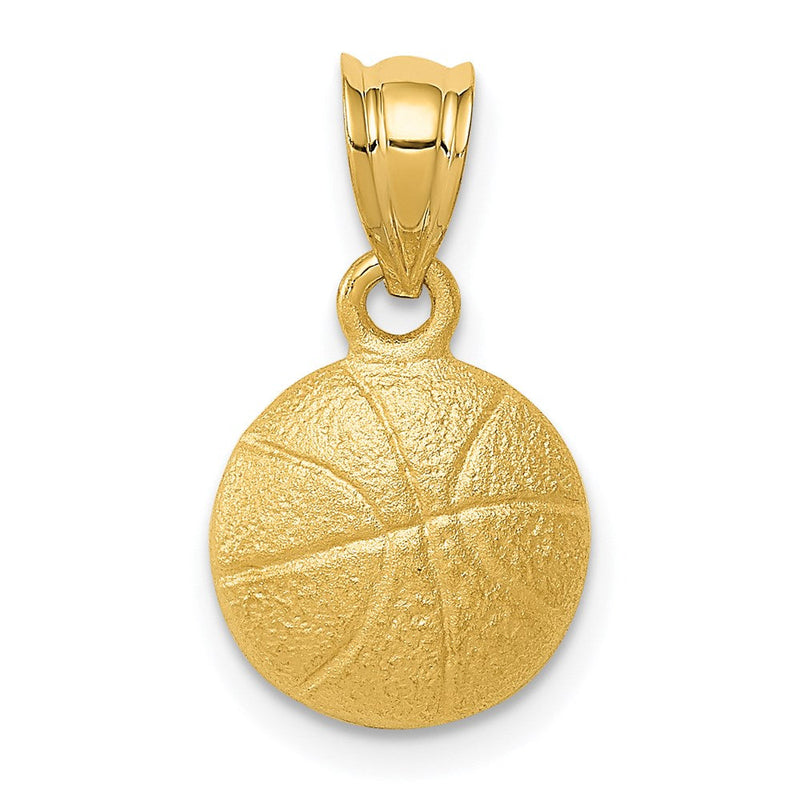14K Gelbgold Basketball-Charm