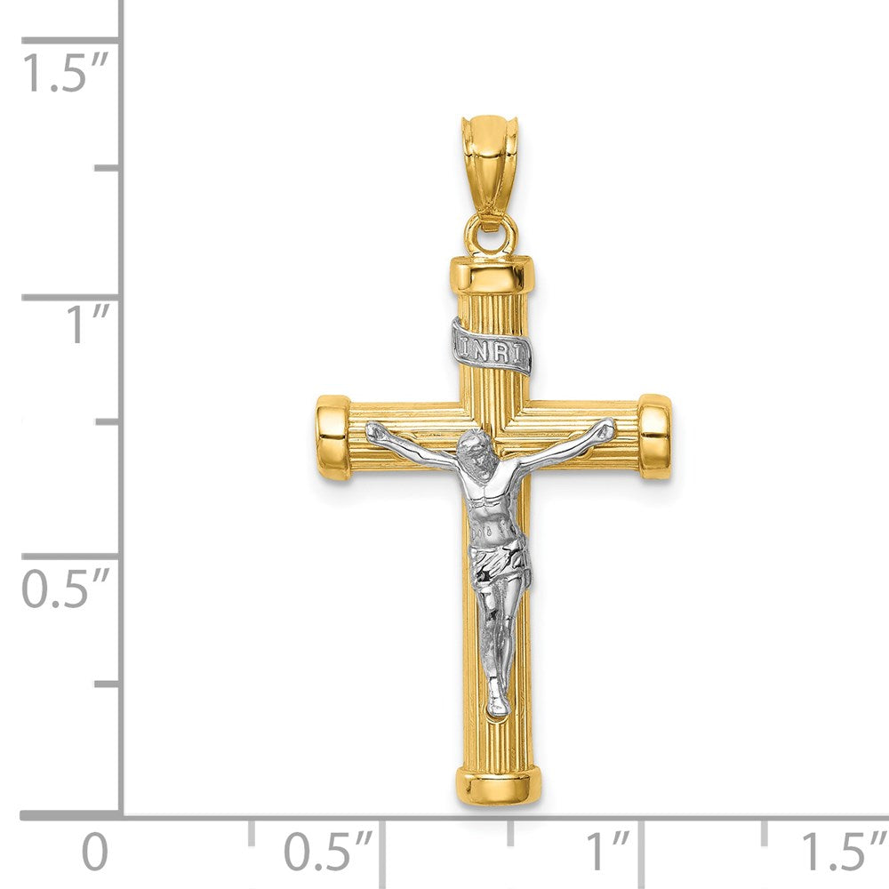 14K Bicolor Gold Bicolor Gold Inri Kruzifix