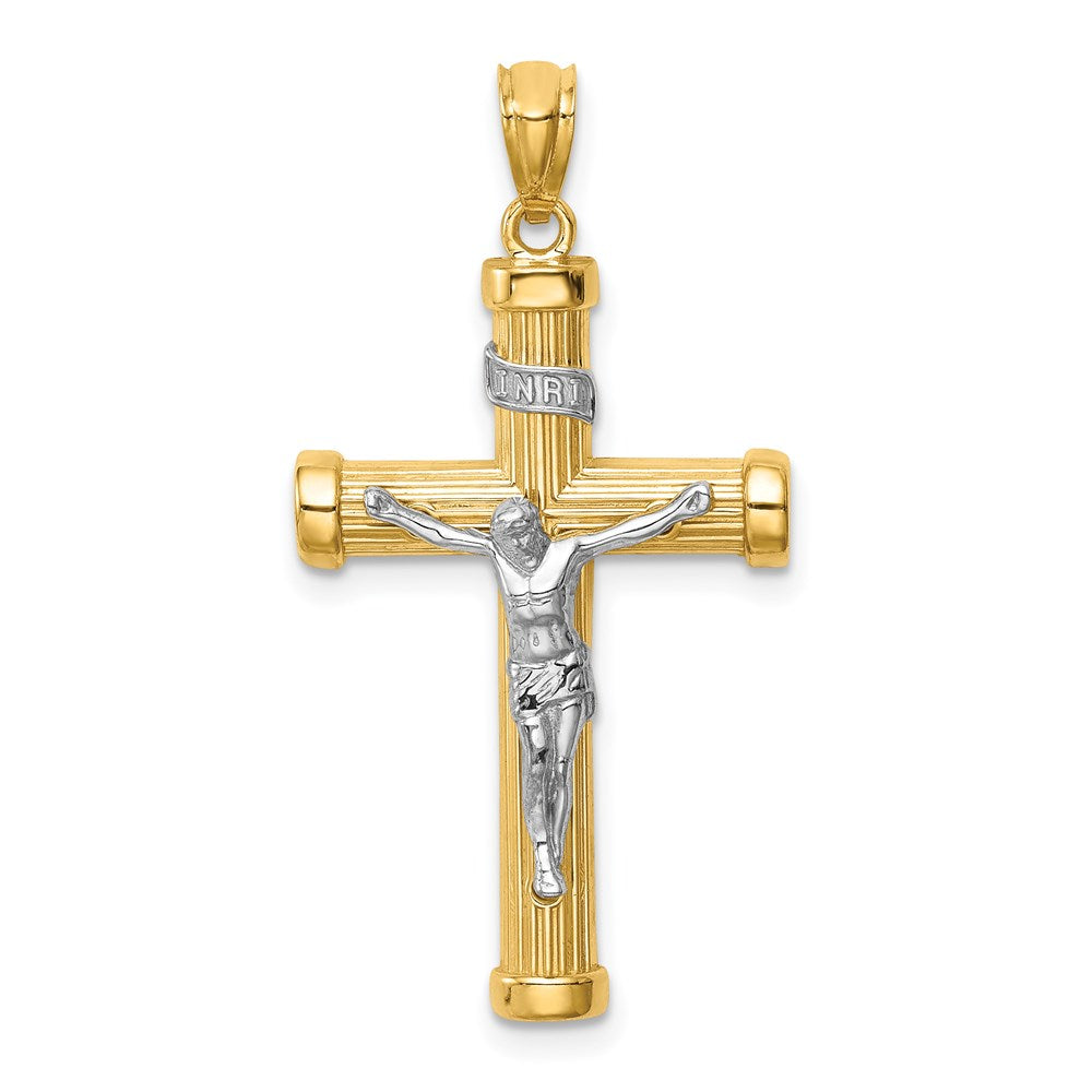 14K Bicolor Gold Bicolor Gold Inri Kruzifix