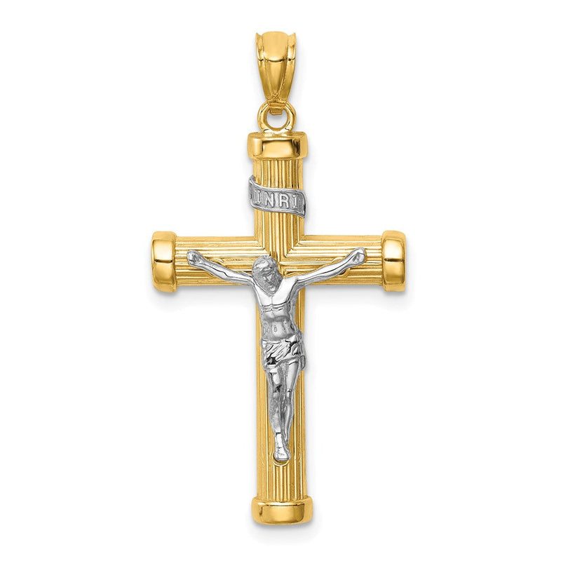 14K Bicolor Gold Bicolor Gold Inri Kruzifix