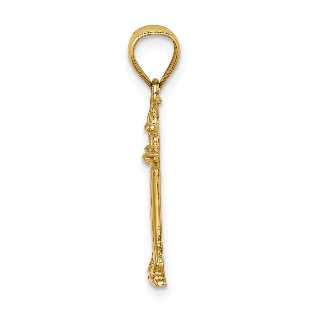 14K Gelbgold Leuchtturm Anhänger