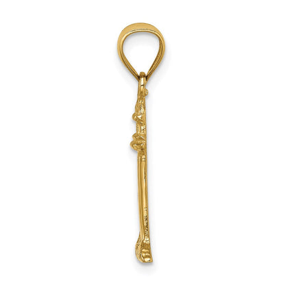 14K Gelbgold Leuchtturm Anhänger