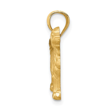 14K Gelbgold Anhänger "Golden Retriever" diamantiert