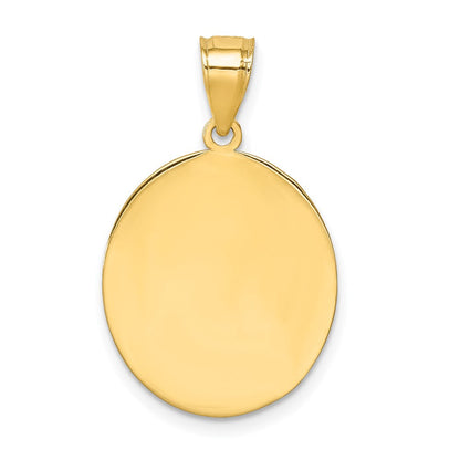 14K Gelb- und Rhodiumgold mit Rhodium-Anhänger "Last Super