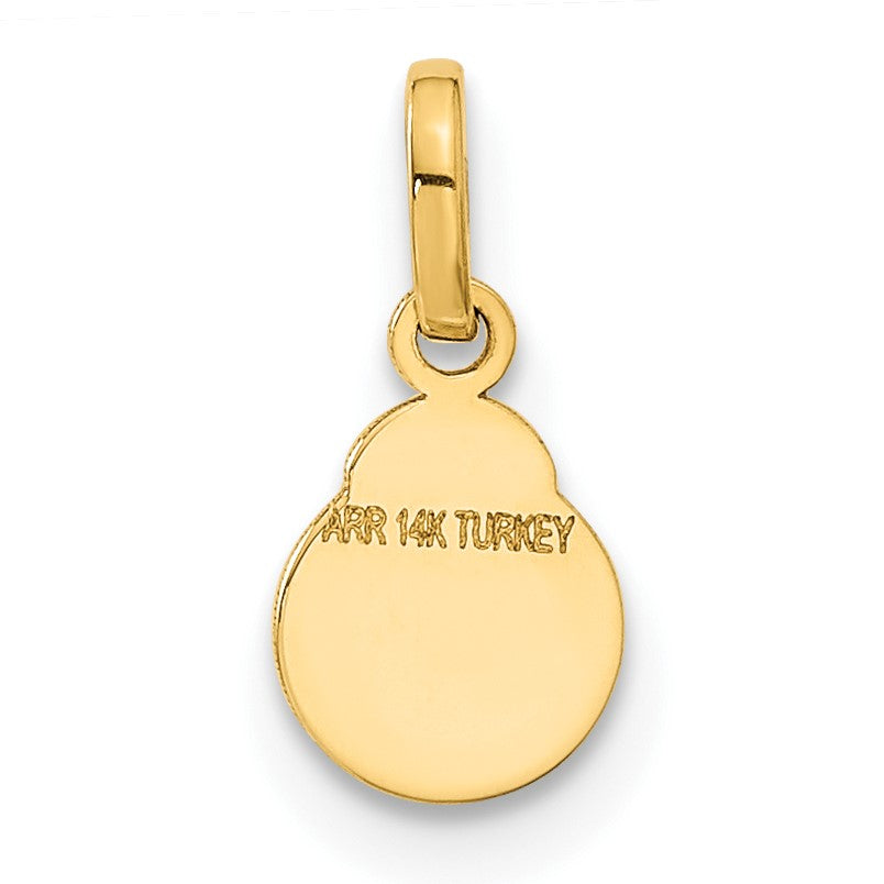14K Gelbgold Emaille Marienkäfer Charm