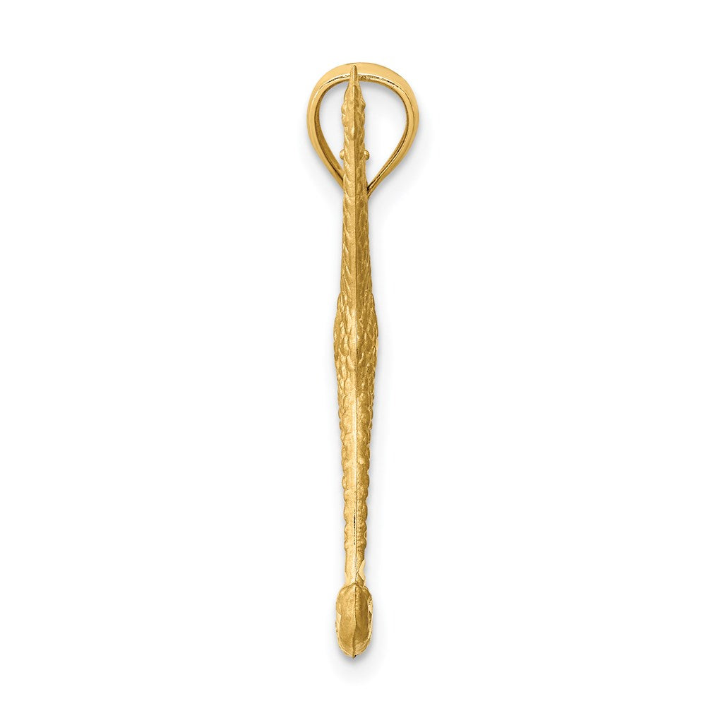 14 Karat Gelbgold Anhänger „Giraffe“, diamantiert