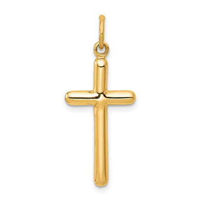 14K Gelbgold Kreuz Anhänger