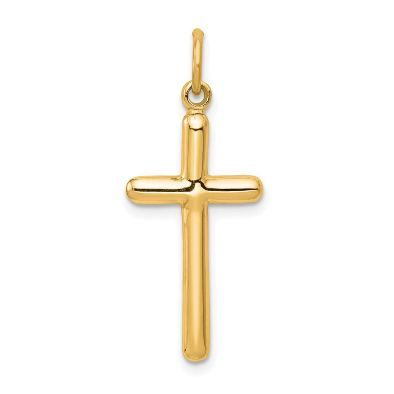 14K Gelbgold Kreuz Anhänger