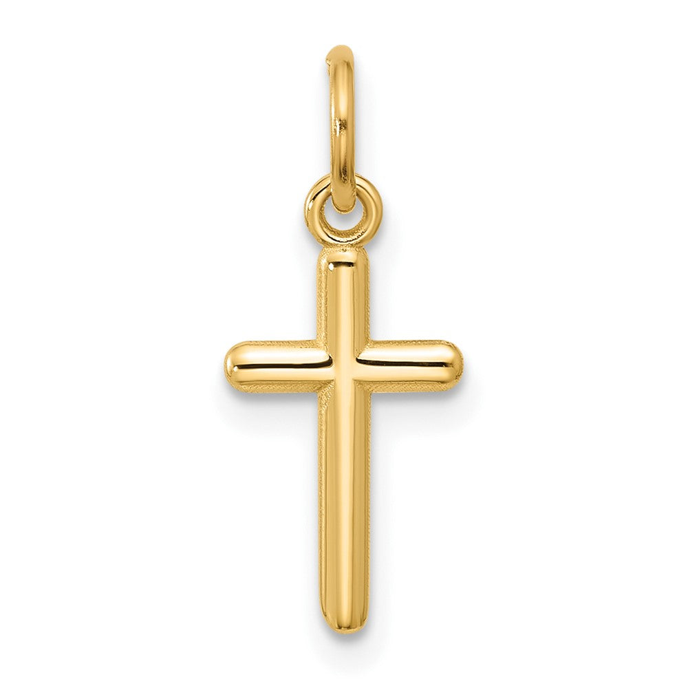 14K Gelbgold Kreuz Anhänger