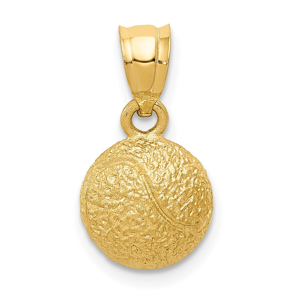 14K Gelbgold Tennisball-Anhänger