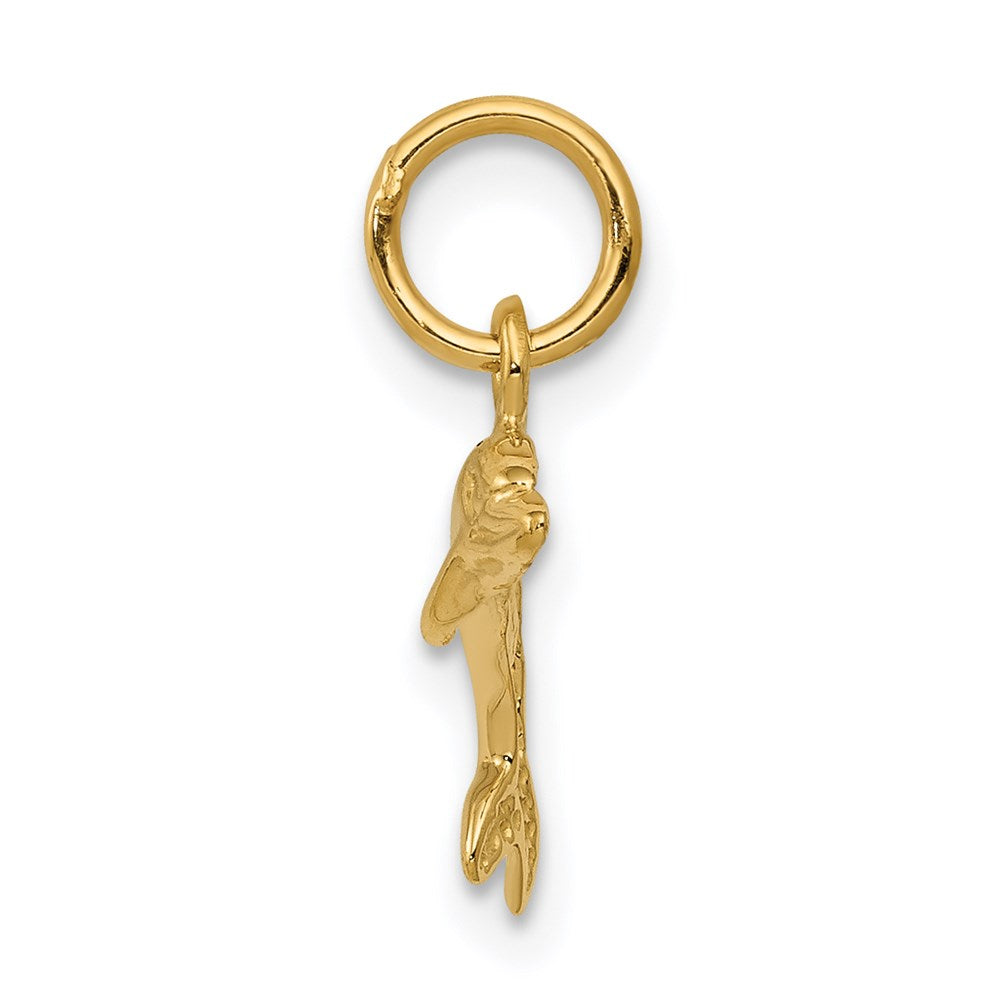 14K Gelbgold Delfin Anhänger
