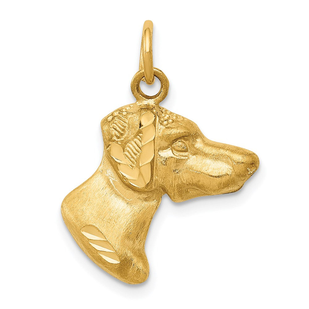 Hunde-Charm aus 14K Gelbgold