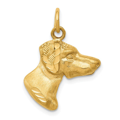 Hunde-Charm aus 14K Gelbgold