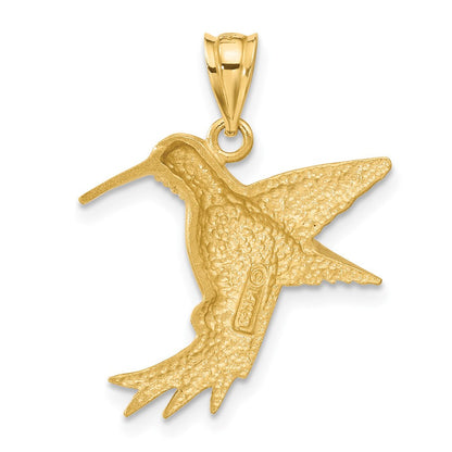 14K Gelbgold Kolibri-Charm