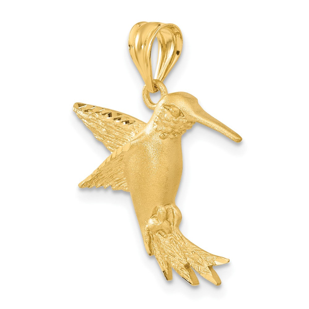 14K Gelbgold Kolibri-Charm