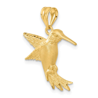 14K Gelbgold Kolibri-Charm