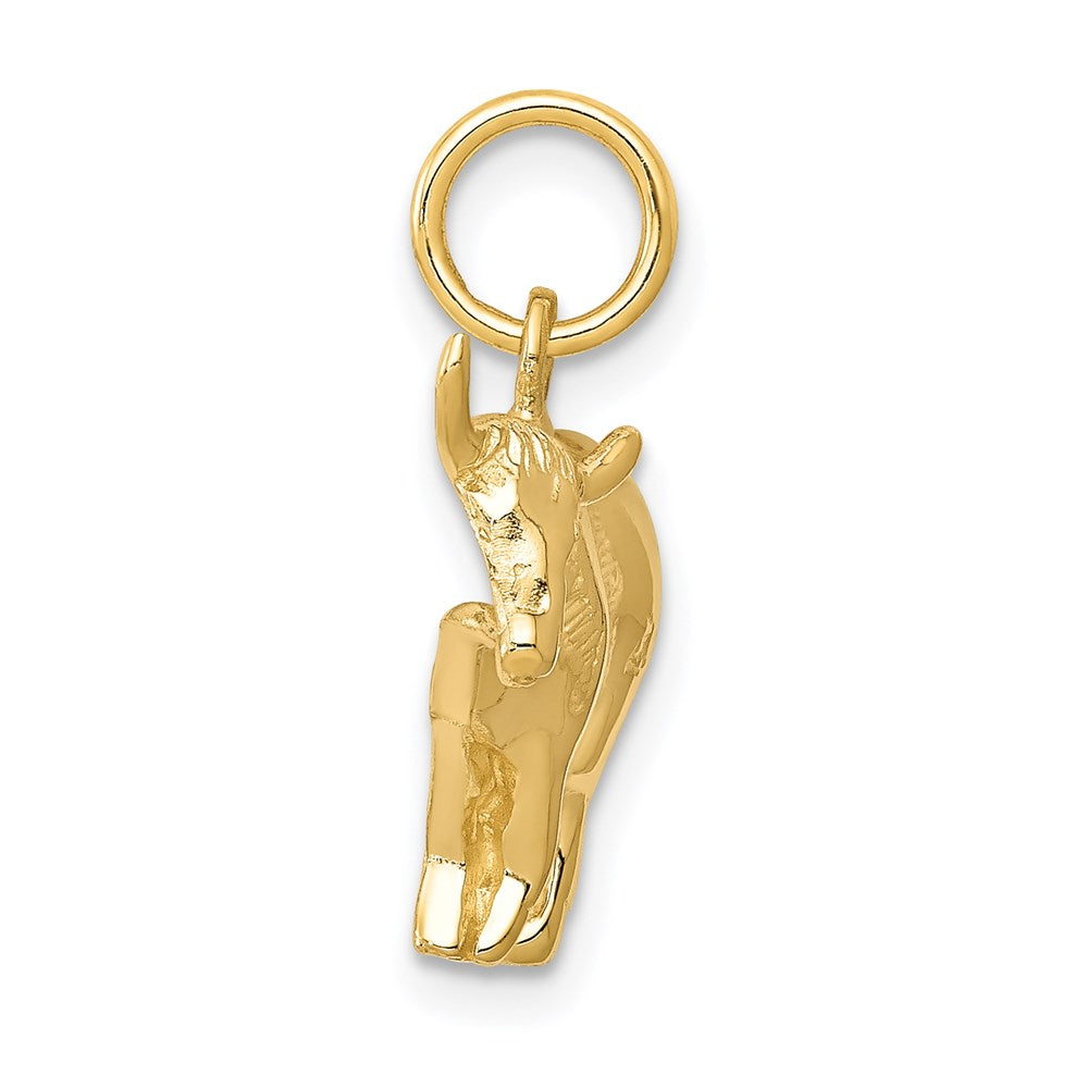 14K Gelbgold Stier-Anhänger