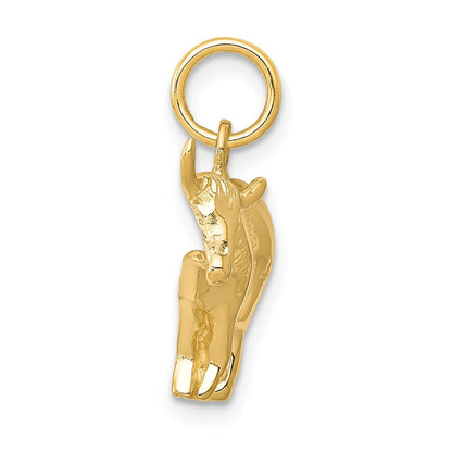 14K Gelbgold Stier-Anhänger