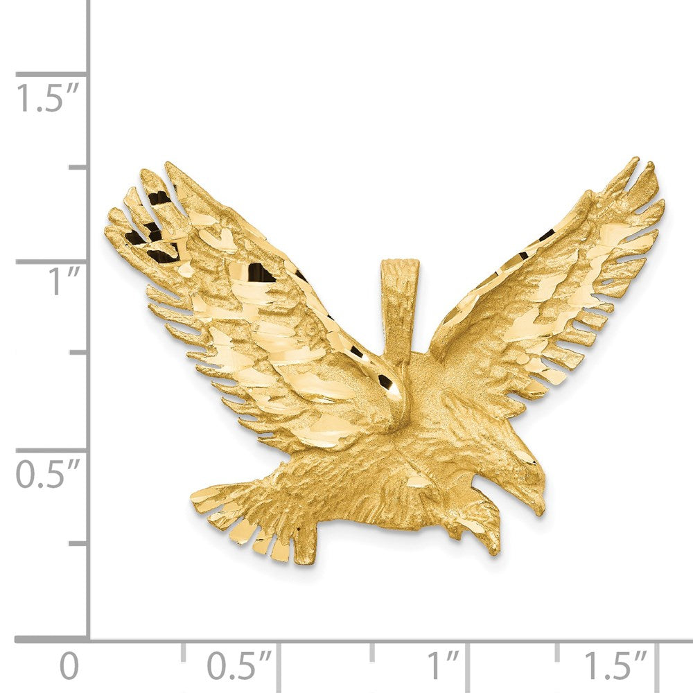 14K Gelbgold Adler-Anhänger