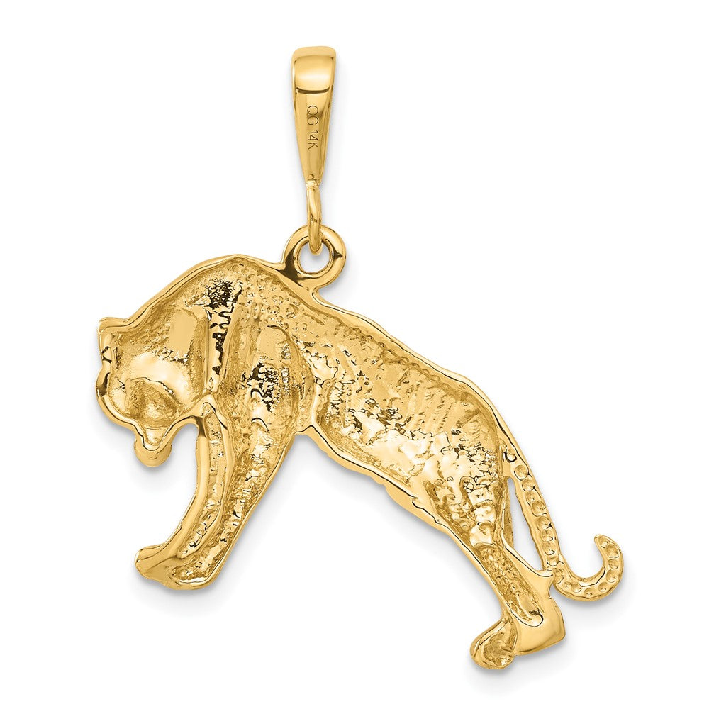 14K Gelbgold Tiger-Charm