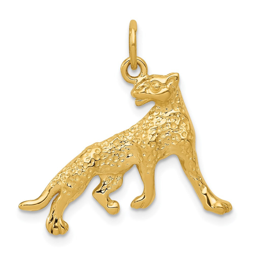 14K Gelbgold Gepard-Charm