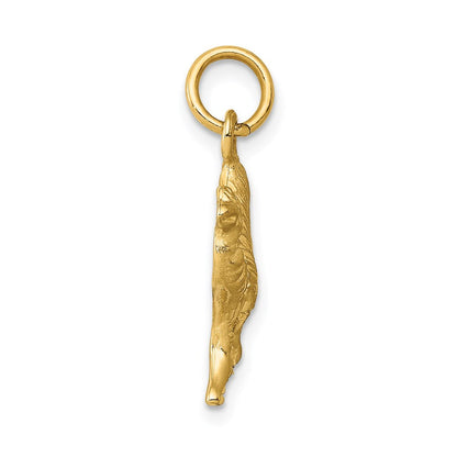 14K Gelbgold Camel Charm