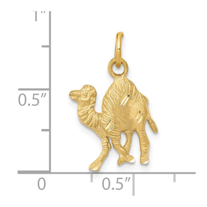 14K Gelbgold Camel Charm